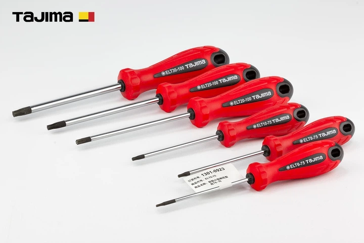 Набір викруток Tajima магнітні Torx (Т6,Т8,Т10,Т20,Т25,T30) (6