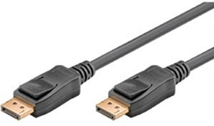 Кабель Goobay з роз'ємом DisplayPort 2.0 2 m Black (4040849585340) - зображення 1