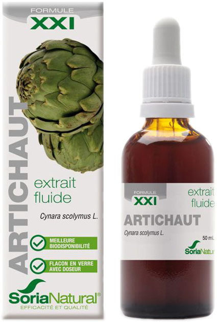 Дієтична добавка Soria Natural Artichoke Extract S XXl 50 мл (8422947044022) - зображення 1