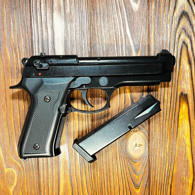 Стартовий пістолет Beretta Blow F92 + 20 патронів, Пістолет під холостий патрон 9мм - зображення 2