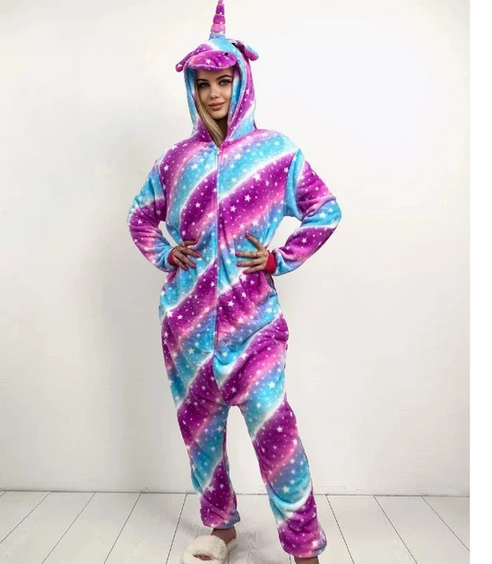 Пижама Кигуруми My Kigu Женская Единорог Разноцветный Размер М 155-165 см (100541) - изображение 3