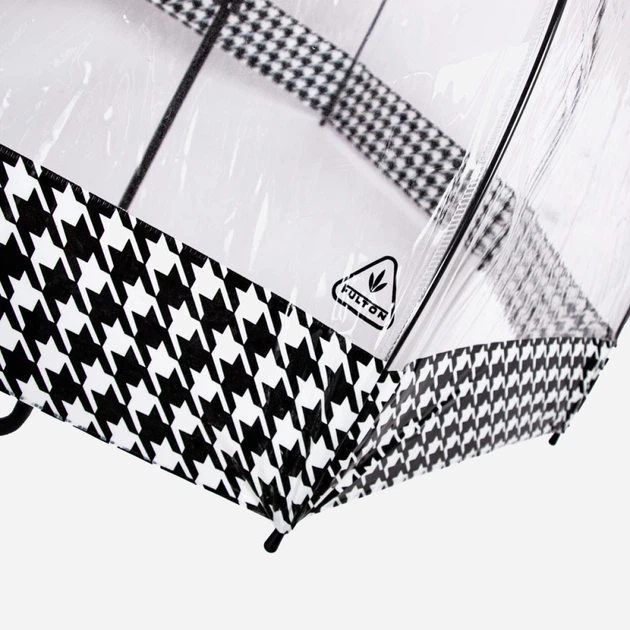 Зонт трость Fulton FULL042 механический Houndstooth-Border/Черный (2900000179769) - изображение 8