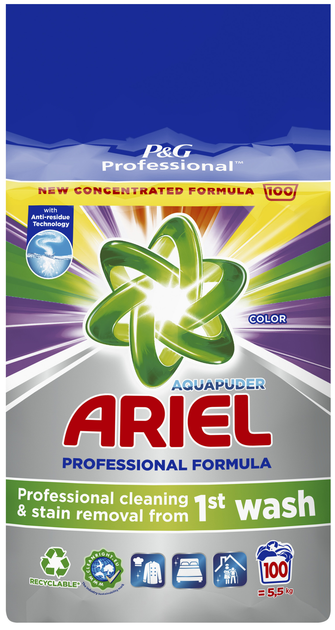 Пральний порошок Ariel Professional Formula Color 5.5 кг (8700216019897) - зображення 1