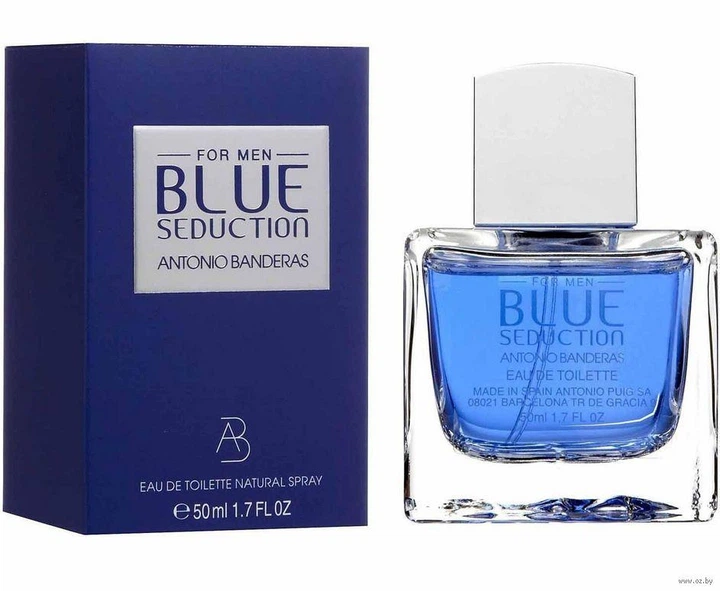 Туалетна вода Antonio Banderas Blue Seduction чоловіча 50 мл (8411061636275) - Фото 1 Туалетна вода Antonio Banderas Blue Seduction чоловіча 50 мл (8411061636275) - изображение 1