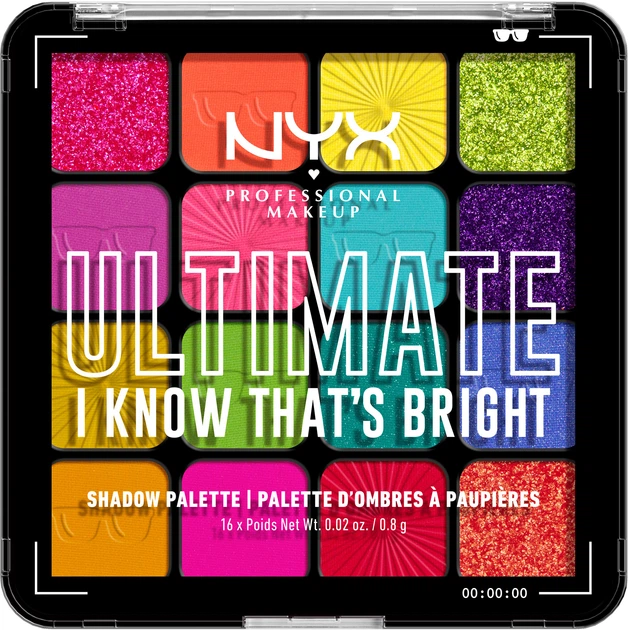 Палетка теней NYX Professional Makeup Ultimate Shadow Palette 04 I