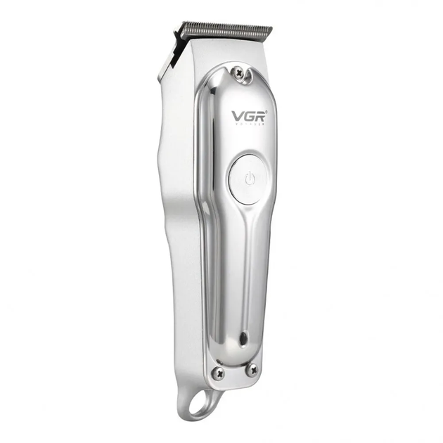 Триммер аккумуляторный для волос и бороды VGR V-071 5W silver - изображение 4