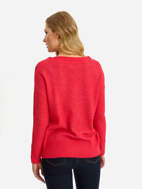 Пуловер жіночий Top Secret SSW3593RO 40 Червоний (5903411522626) - зображення 2