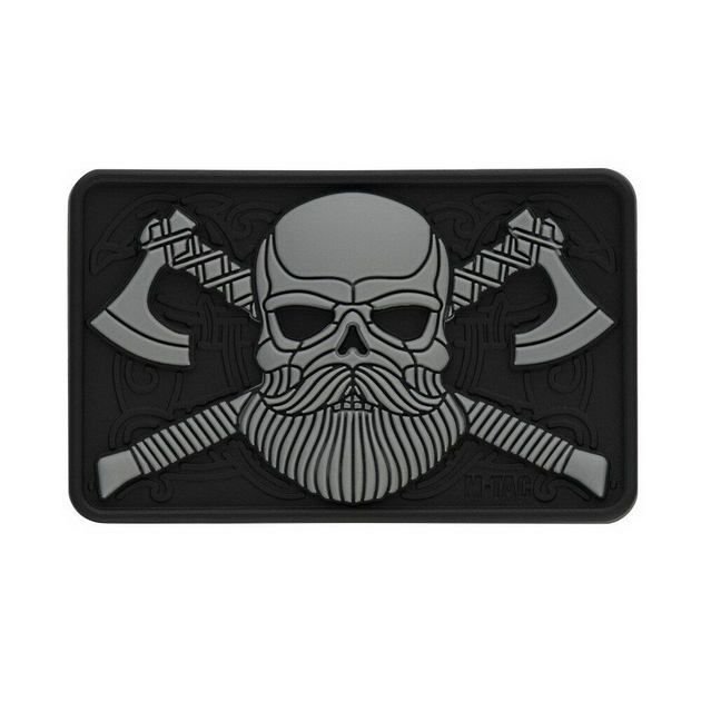 Нашивка M-Tac Bearded Skull 3D ПВХ 2000000014043 - зображення 1