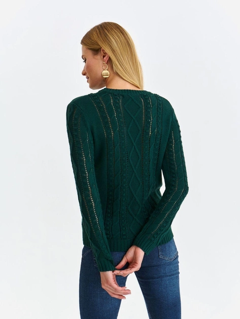Sweter damski krótki Top Secret SSW3617ZI 40 Zielony (5903411529069) - obraz 2