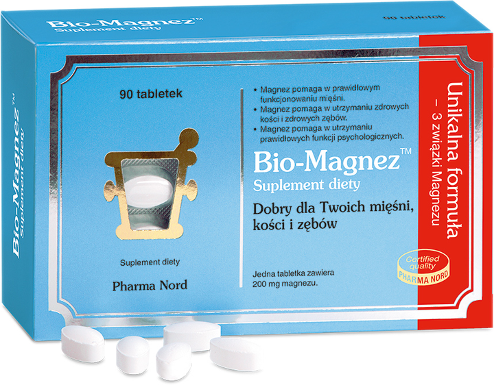 Біологічно активна добавка Pharma Nord Bio-Magnez 90 таблеток (5709976232303) - зображення 1