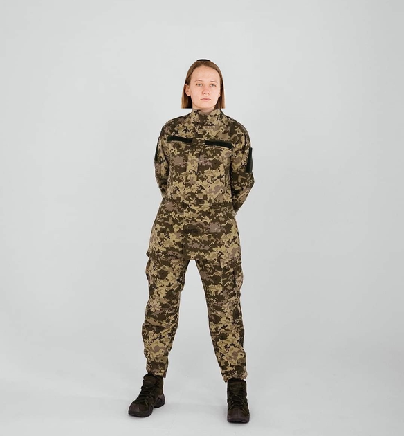 Костюм тактический Пиксель ВСУ штаны и китель , Тактическая форма военная статутная Пиксель Размер 44 - изображение 1