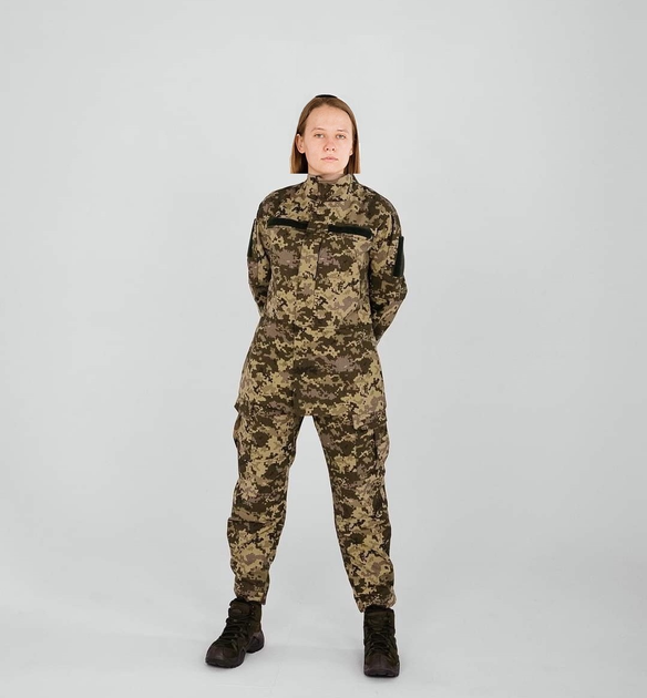 Костюм тактический Пиксель ВСУ штаны и китель , Тактическая форма военная статутная Пиксель Размер 62 - изображение 1