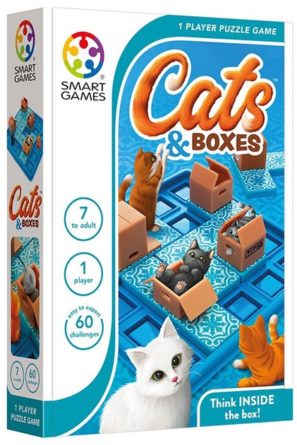 Настольная игра SmartGames Коты в коробках (Cats & Boxes) (SG 450 ...