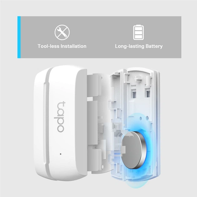 Розумний датчик відкриття дверей/вікна TP-Link Tapo T110 - зображення 4