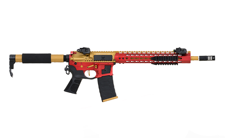 Штурмова гвинтівка APS ASR121 GOLD DRAGON FULLMETAL GOLD/RED/BLACK EBB (Страйкбол 6мм) - изображение 2