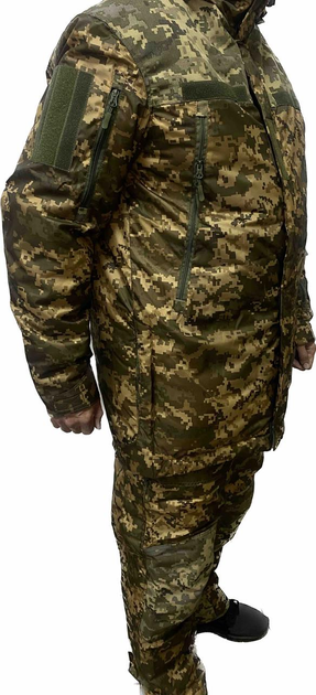 Куртка зимова утеплена/посилена тактична тепла ЗСУ УКР ПІКСЕЛЬ MAX-SV - 8113 XL - зображення 2