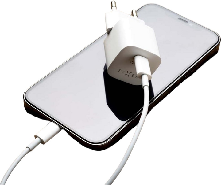 Зарядний пристрій для телефона Fixed Міні USB-C 30Вт White (8591680139262) - зображення 3
