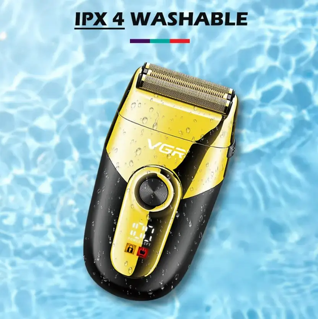 Электробритва шейвер VGR V-383 Waterproof gold - Фото 2 Электробритва шейвер VGR V-383 Waterproof gold - изображение 2