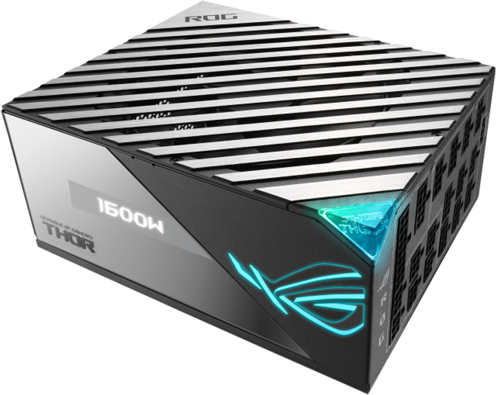 Блок питания Asus ROG Thor 1600 Вт 80 Plus Titanium Aura OLED (90YE00K0-B0NA00) - изображение 9