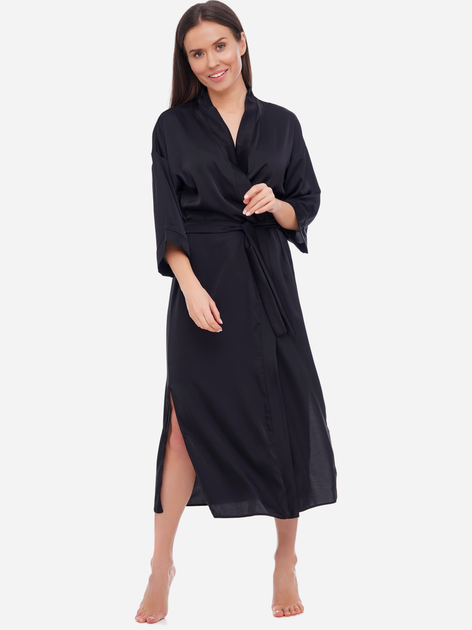 Халат женский большого размера Martelle Lingerie М-204 42 (XL) Черный ...