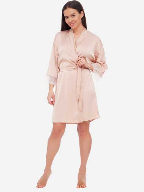 Халат женский большого размера Martelle Lingerie М-201 42 (XL) Латте (MAR201035S) 