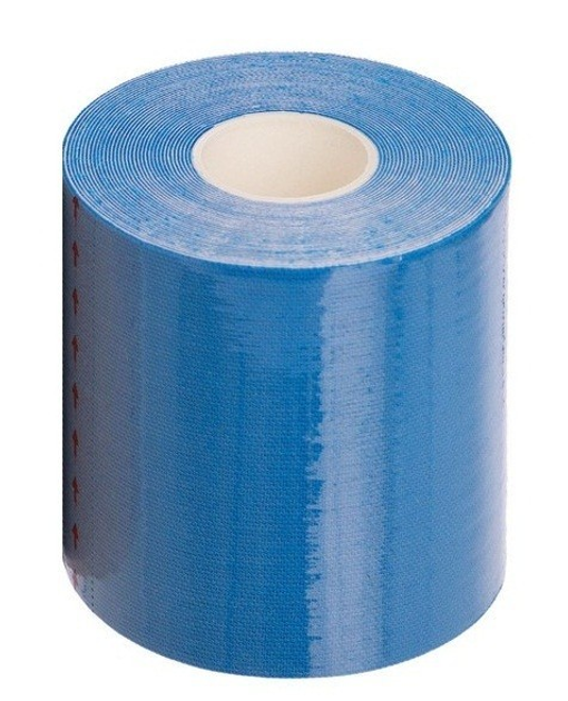 Кінезіо тейп (кінезіологічний тейп) Kinesiology Tape 7.5см х 5м голубий - зображення 1
