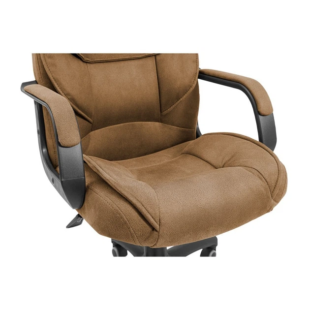 Офісне Крісло Керівника FoxyDesign М1 Tilt Пластик Річ Mustang Caramel Бежевий - зображення 4