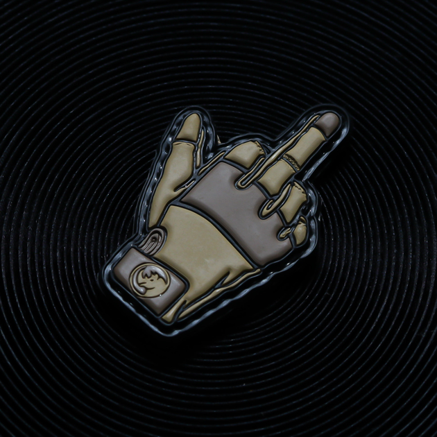 Патч тактический перчатка F.U.C.K койот - изображение 1