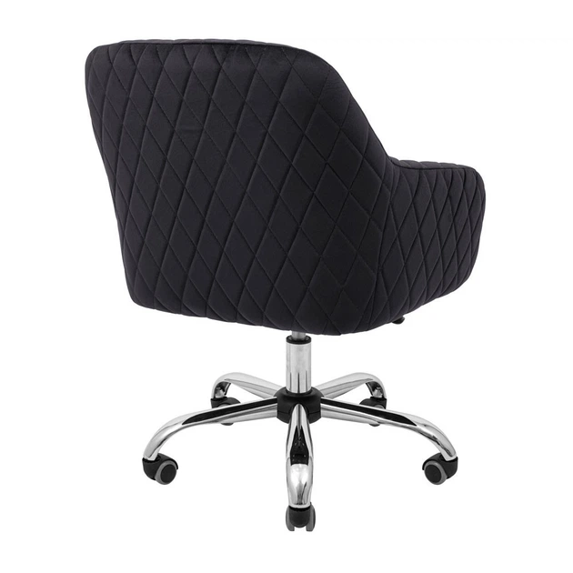Стул кресло мягкий LibertyDesign U Jasmine 100 Piastra Roll Хром Темно-серый - изображение 4
