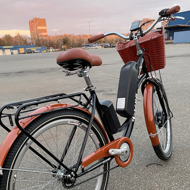 Велосипед с Е-комплектом 26" Cross Verona 48В 500Вт 10 Ah/Led дисплей SV900 (велокомп'ютер) - зображення 3