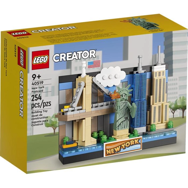 Zestaw klocków Lego Creator Pocztówka z Nowego Jorku 253 części (40519) - obraz 1