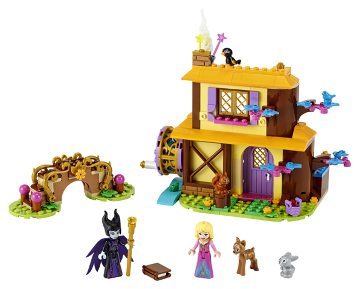 Zestaw klocków LEGO Disney Princess Leśna chatka Aurory 300 elementów (43188) - obraz 2