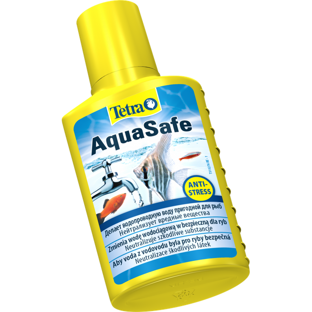 Средство для подготовки воды в аквариуме Tetra Aqua Safe 100 мл (на 200 л) - Фото 2 Средство для подготовки воды в аквариуме Tetra Aqua Safe 100 мл (на 200 л) - изображение 2