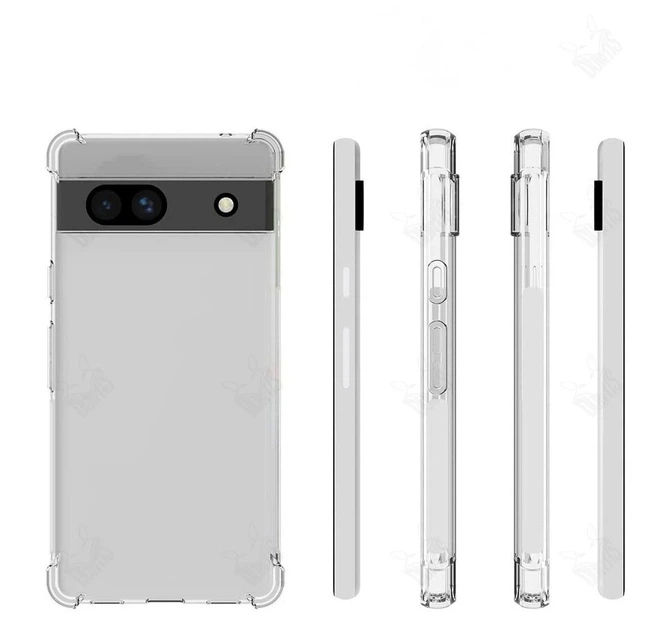 Противоударный силиконовый чехол бампер с усиленными углами для Google Pixel 7A прозрачный - Фото 2 Противоударный силиконовый чехол бампер с усиленными углами для Google Pixel 7A прозрачный - изображение 2