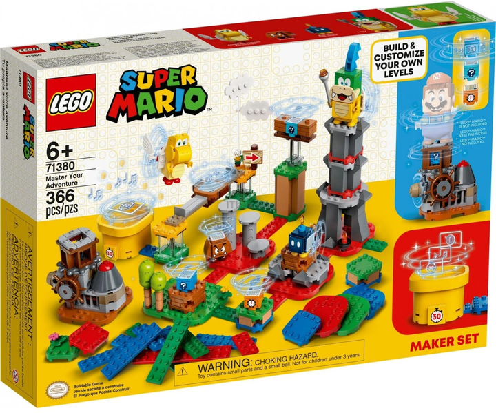 Конструктор LEGO Super Mario - Master Your Adventure Maker Set 366 деталей (5702016912456) - зображення 1