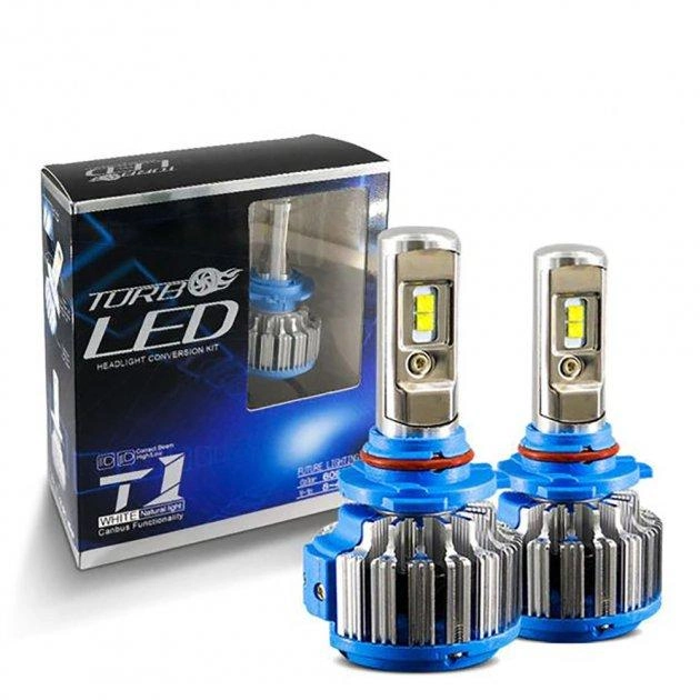 Комплект LED ламп TurboLed T1 9006/9005 HB4 6000K 40W с активным охлаждением - изображение 5