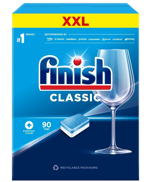 Таблетки для посудомийної машини Finish Classic 90 шт. (5908252010431) - зображення 1