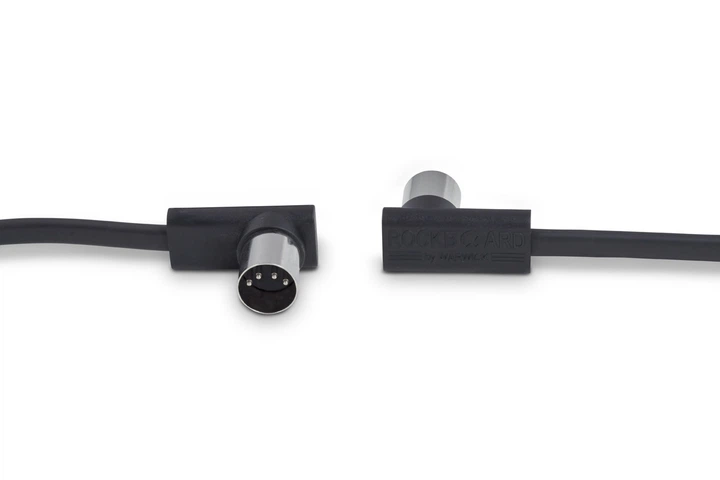 Кабель MIDI ROCKBOARD RBO CAB MIDI 200 BK Flat MIDI Cable - Black, 200 cm - Фото 3 Кабель MIDI ROCKBOARD RBO CAB MIDI 200 BK Flat MIDI Cable - Black, 200 cm - зображення 3