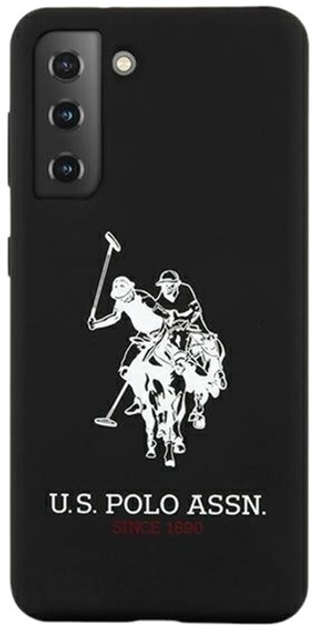 Etui U.S. Polo Assn Silicone Logo do Samsung Galaxy S21 Plus Black (3700740497180) - obraz 1