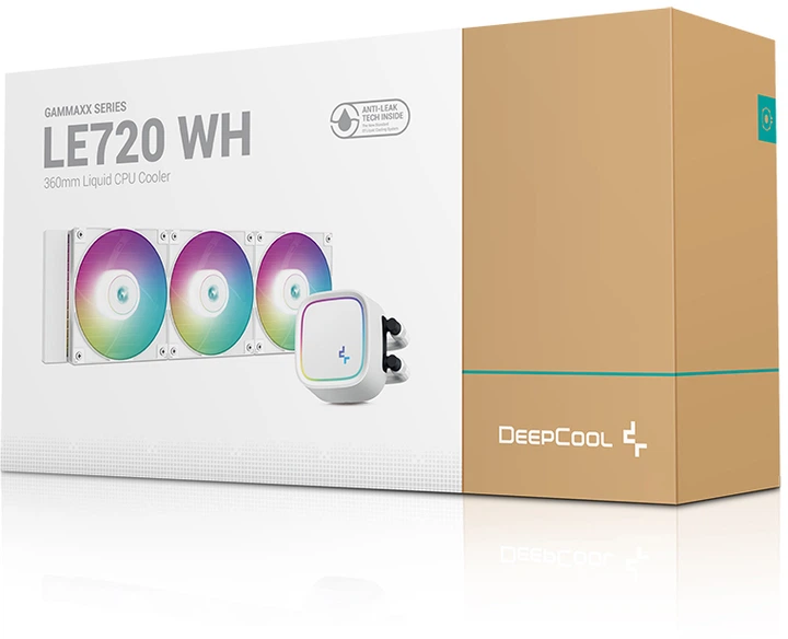 Chłodzenie wodne DeepCool LE720 WH ARGB (R-LE720-WHAMMN-G-1) - obraz 7
