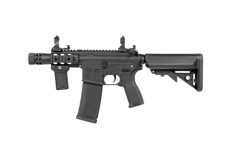 Штурмова гвинтівка Specna Arms M4 CQB Edge RRA SA-E10 Black (Страйкбол 6мм) - зображення 1