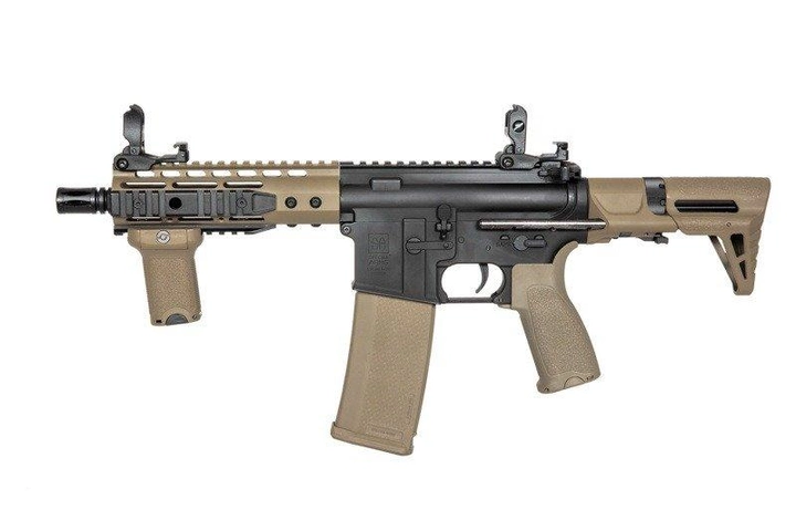 Штурмова гвинтівка Specna Arms M4 CQB Edge SA-E12 PDW Half-Tan (Страйкбол 6мм) - изображение 1