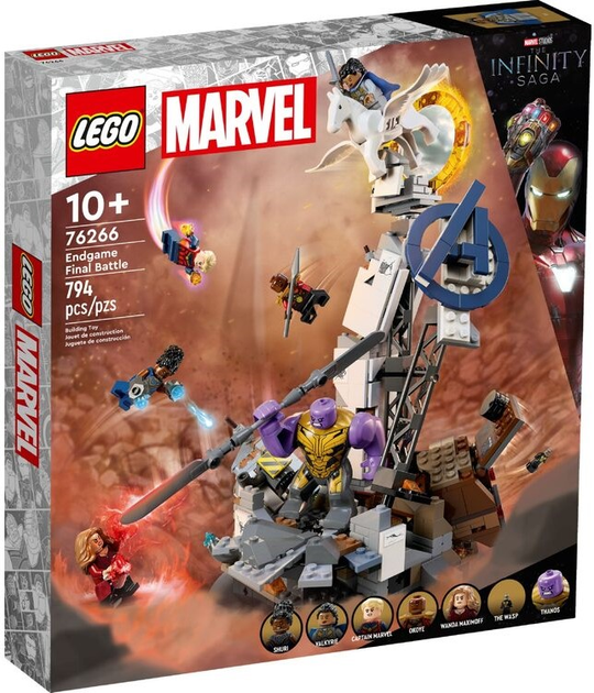 Zestaw klocków Lego Super Heroes Marvel Koniec gry. Ostateczna bitwa 794 części (76266) - obraz 1