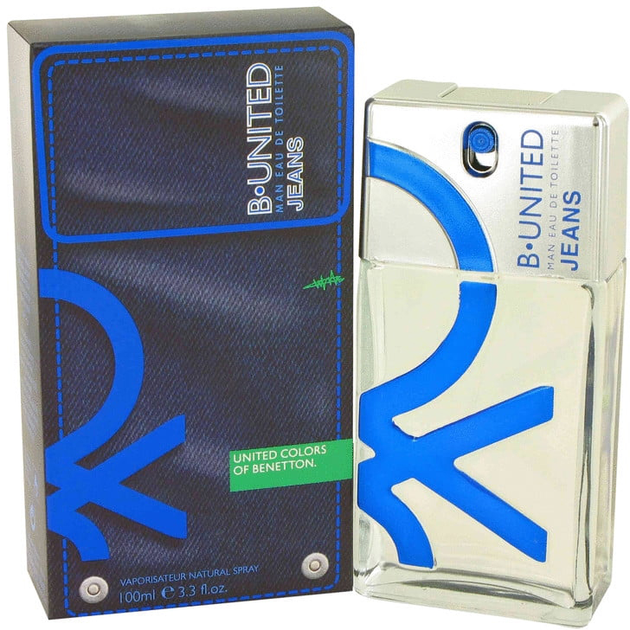 Woda toaletowa męska United Colors of Benetton B United Jeans 100 ml (3605470202366) - obraz 1