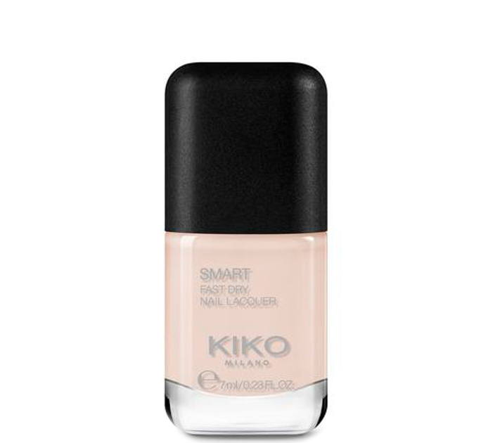 Лак для нігтів Kiko Milano Smart Fast Dry Nail Lacquer 02 Satin Light Beige 7 мл (8025272911306) - зображення 1