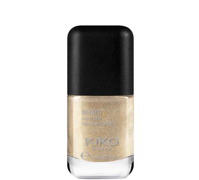 Lakier do paznokci Kiko Milano Smart Fast Dry Nail Lacquer 34 Cool Gold 7 ml (8025272911610) - obraz 1