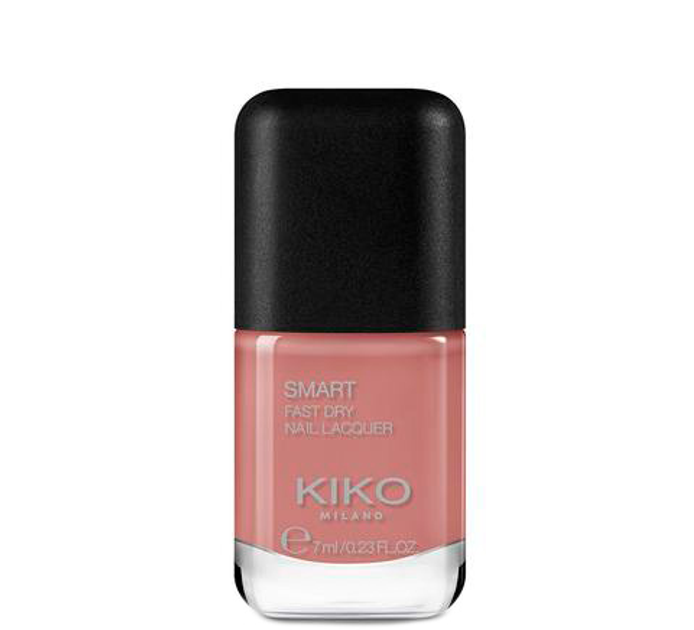 Lakier do paznokci Kiko Milano Smart Fast Dry Nail Lacquer 53 Light Rosy Chestnut 7 ml (8025272911771) - obraz 1