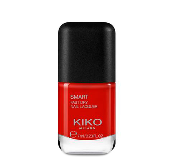 Lakier do paznokci Kiko Milano Smart Fast Dry Nail Lacquer 64 Deep Red 7 ml (8025272911887) - obraz 1