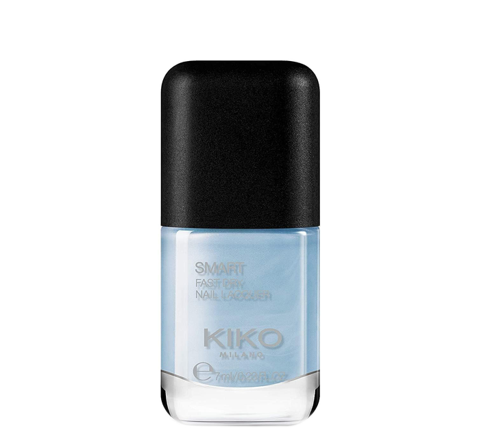 Lakier do paznokci Kiko Milano Smart Fast Dry Nail Lacquer 81 Pearly Light Blue 7 ml (8025272912051) - obraz 1