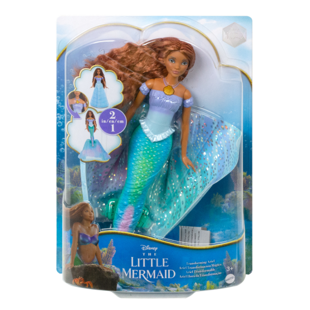 Kolekcjonerska lalka Mattel Disney The Little Mermaid Transforming Ariel Fashion (194735121458) - obraz 2